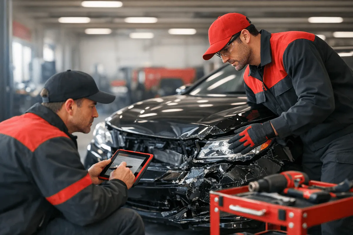 Damage Assessment service by Route 6 Auto Body