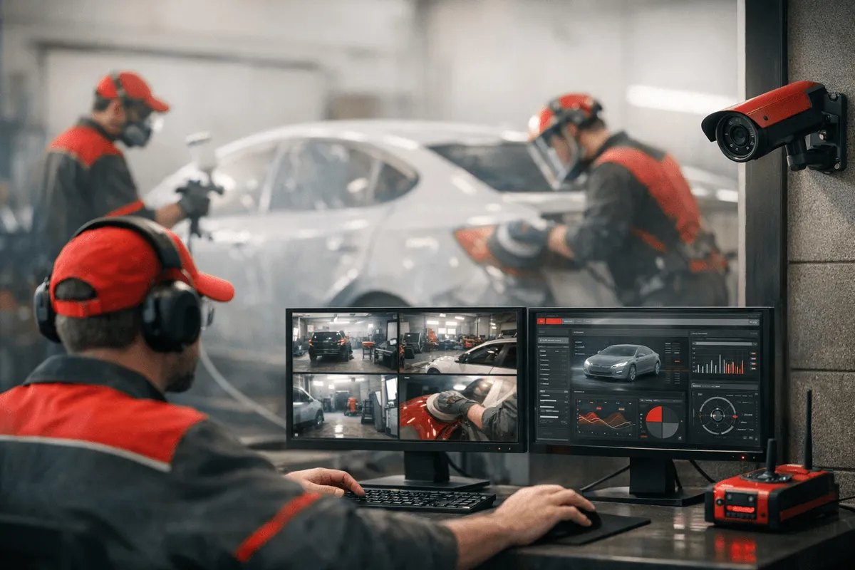 Remote Monitoring service by Route 6 Auto Body